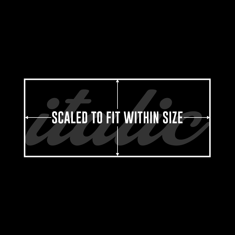 Italic "Custom Text"