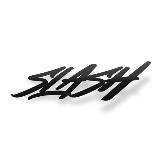 SLASH CUSTOM TEXT