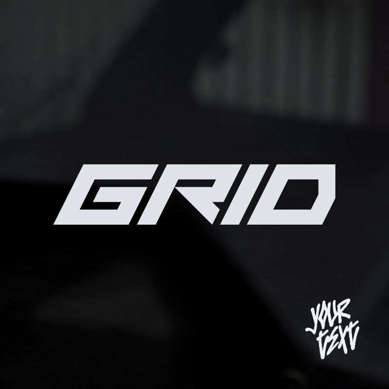GRID CUSTOM TEXT