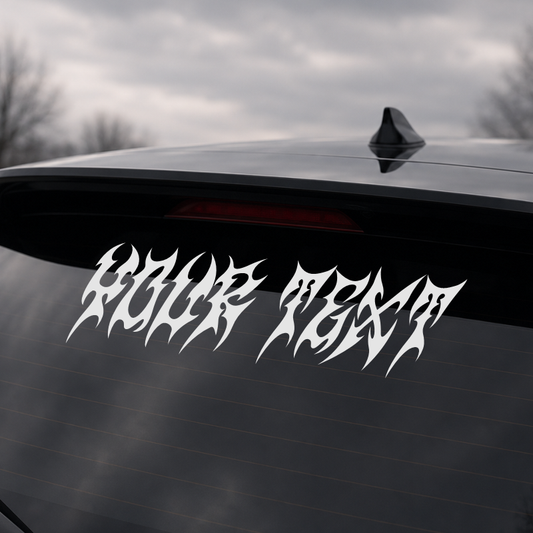 SLASH CUSTOM TEXT
