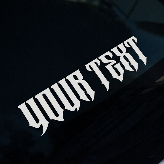 SLAYR CUSTOM TEXT